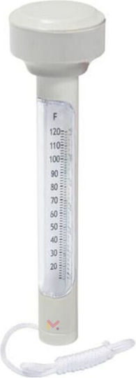 Floating Thermometer String Measuring Water Temperature In Pools 19 X 5 Cm White