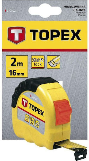 Topex Maßband 16mm x 2m