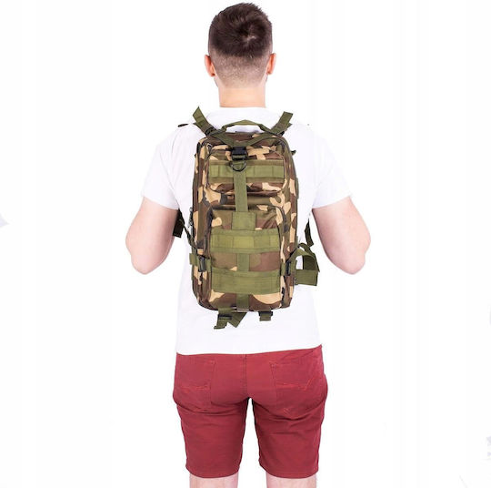 Military Backpack Zola Adjustable Shoulder Straps 45 L Capacity Waterproof Dark Army Model