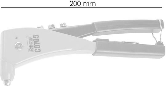 Richmann Riveter Tip Pistol Length 200mm