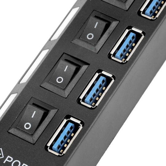 Hub 4 Θυρών USB 3.0 με σύνδεση USB-A