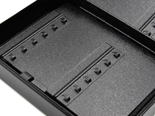 Geko Металик Стенна Ключалка 48 Места Със Заключване 25x18x7.5см