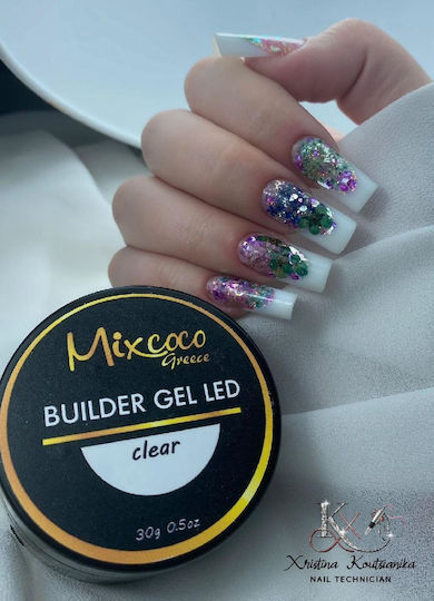 Mixcoco Builder Gel Νυχιών Διάφανο 15gr
