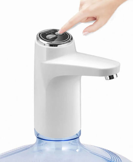 Edman Elektrische Flaschenpumpe Trinkwasserspender Touch Control Haushaltsgebrauch USB-Ladung Weiß