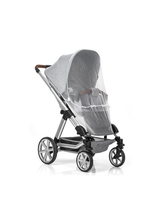 Reer Mosquito Net for Stroller Bitesafe Made of Tulle with Elastic Band White