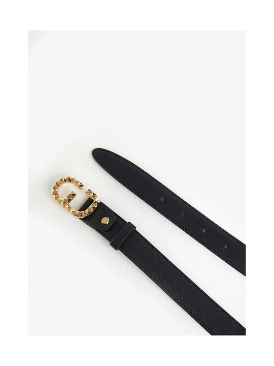 Gaudi Logo Belt Black