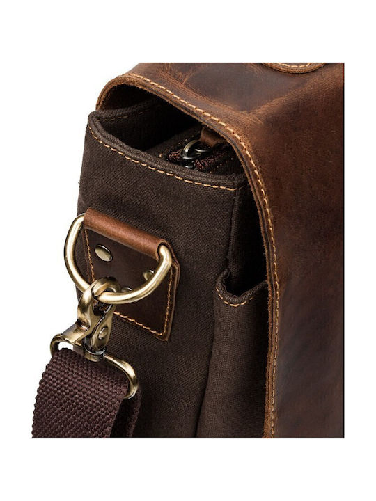 Leather Men's Briefcase Brown