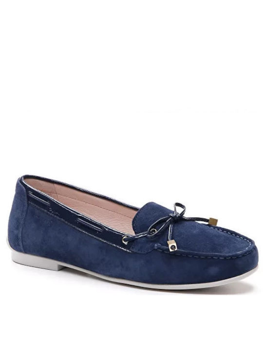 Stonefly Women's Moccasins in Blue Color