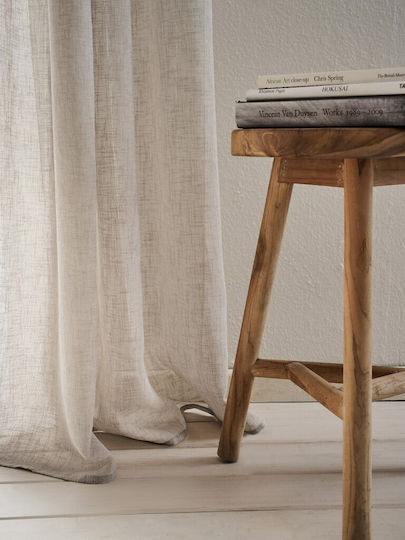 Gofis Home Beige 502 με Τρέσα Μπεζ 200x295εκ.