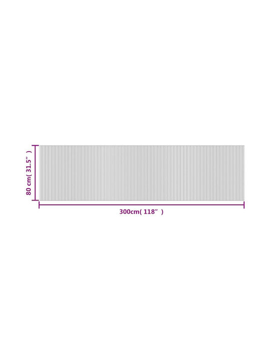 vidaXL Antiderapant Covor Rectangular Bej