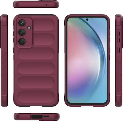 Techsuit Shield Umschlag Rückseite Rot (Galaxy A55)