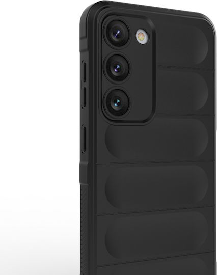 Techsuit Shield Umschlag Rückseite Silikon Schwarz (Galaxy S23)