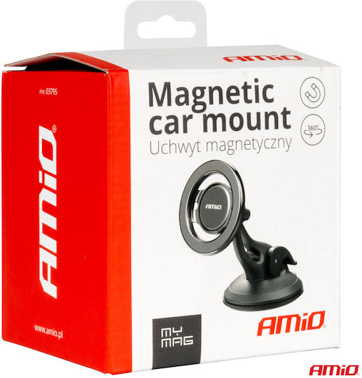 AMiO Auto Handyhalterung mit Magnet Schwarz