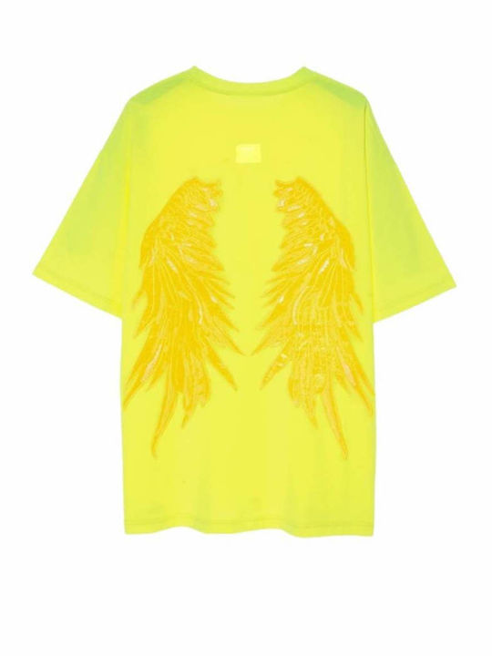 Mod Wave Movement Bluse Gelb