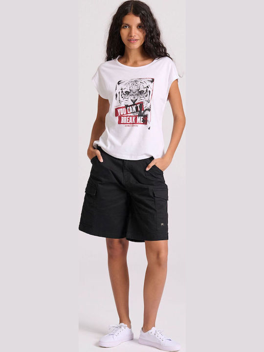 Bluza Damă Sport Tricou Alb