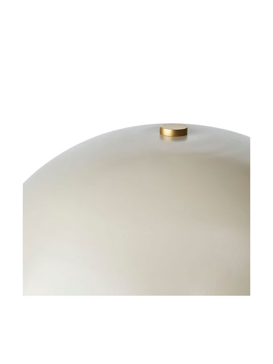Selected by Pragmatic Metal Vintage Table Lamp LED with Beige Shade and Base