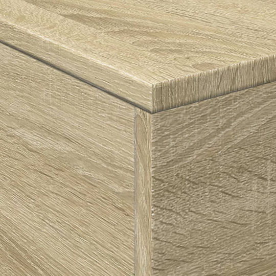Square Side Table Wooden Sonoma Oak M50xL50xH40cm
