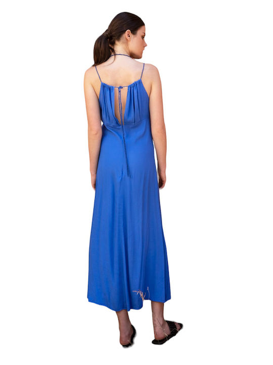 Aggel Midi Rochie Blue