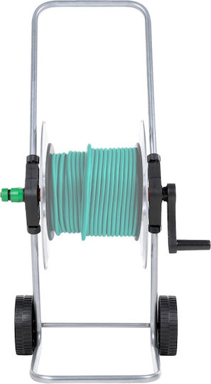 vidaXL Wheeled Watering Wind for Hose up to 50m