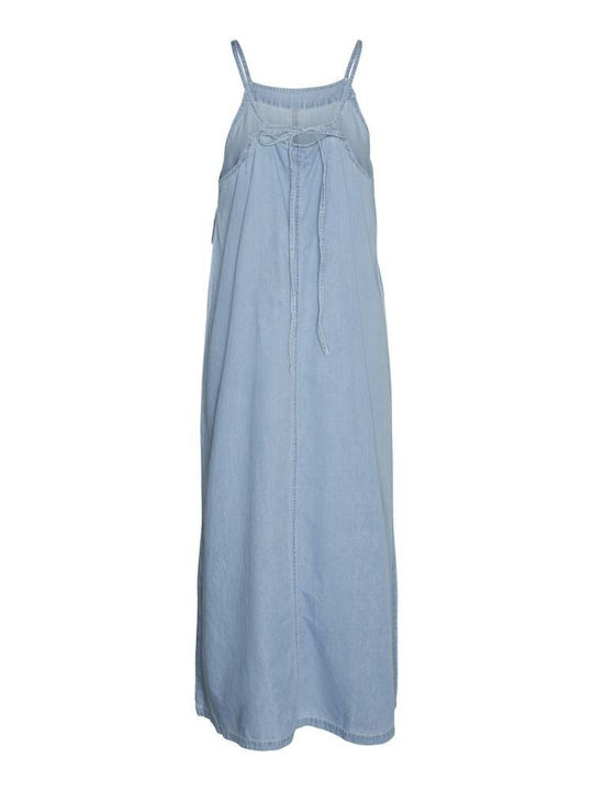 Summer Midi Dress Light Blue