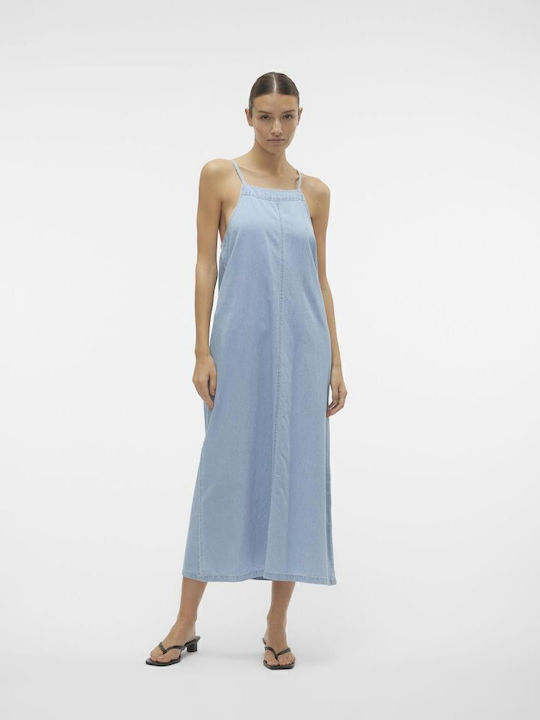 Summer Midi Dress Light Blue