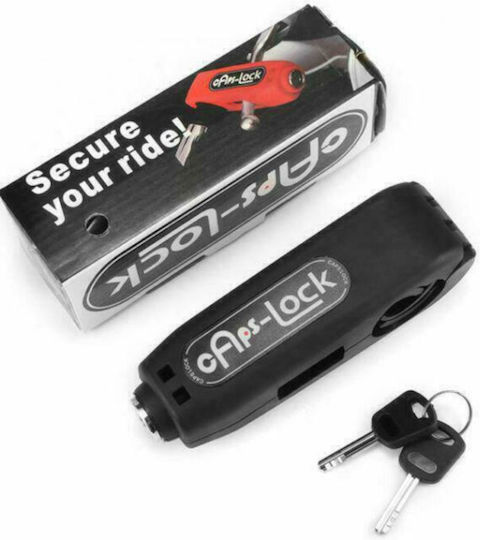 Caps Motorcycle Lever Lock in Black