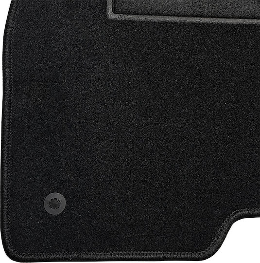 Set of Front and Rear Mats 4pcs for Fiat Grande Punto 2005-2012 Black