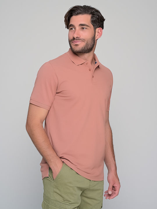 Staff Men's Short Sleeve Blouse Polo Clay