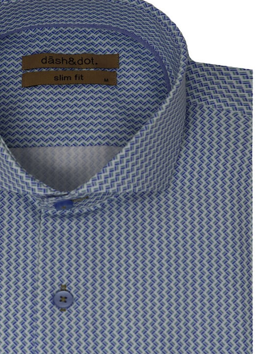 Dash&Dot Men's Shirt Light Blue