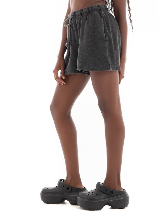 Dirty Laundry Women's Bermuda Shorts Terry BLACK