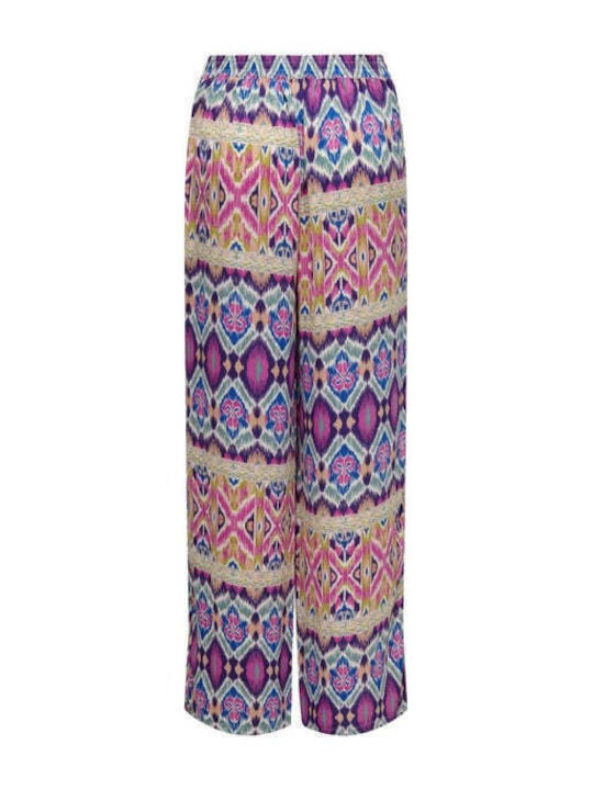 Only Women's Fabric Trousers Pink