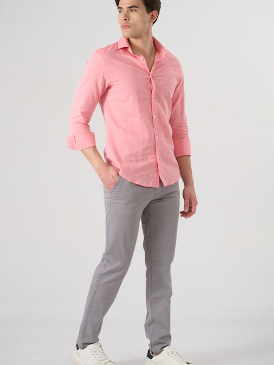 Chinohose Grau