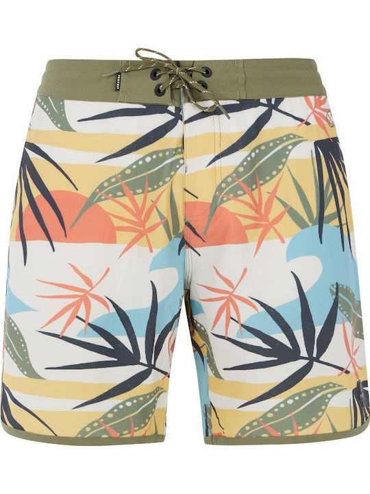 Beachshort Ανδρικό Μαγιό Σορτς Tourmaline Blue με Σχέδια