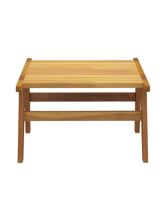 Outdoor Chair Wooden Coffee 60x135x65cm
