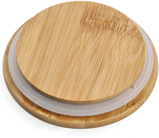 Zeller Vase Allgemeine Verwendung mit luftdichtem Deckel Keramik Gelb 720ml