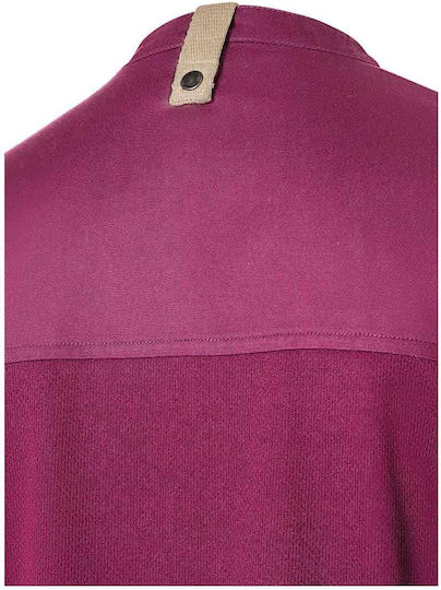 Karlowsky Coat Chef 100% Cotton made Female Fuchsia with Short Sleeve