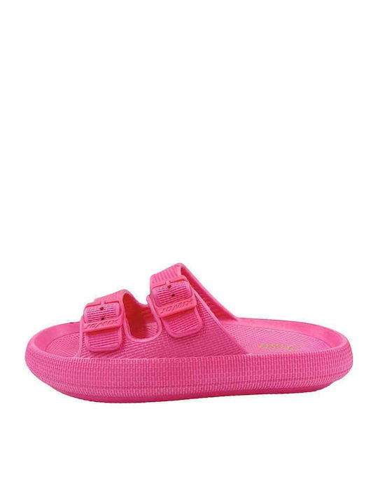 Șlapi, Saboți Damă în Culoare Fuchsia