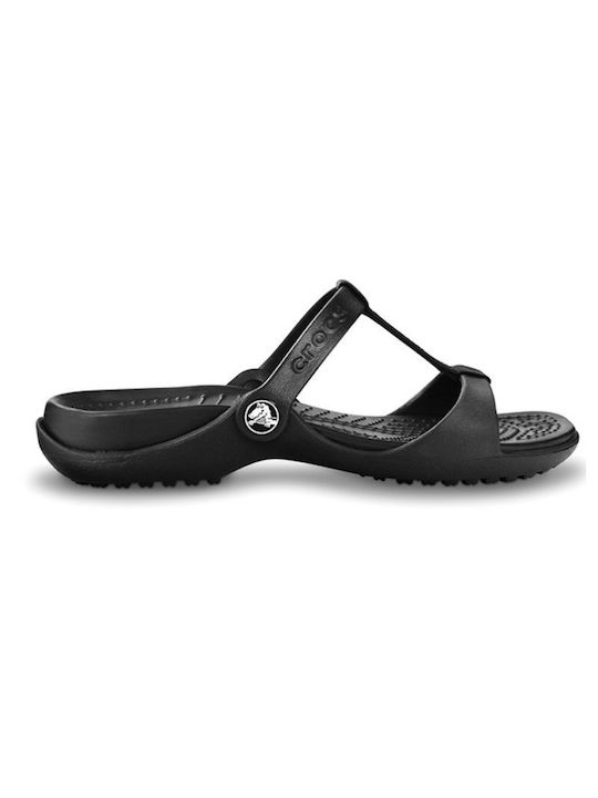 Crocs Slides în Negru Culore