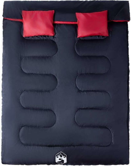 vidaXL Schlafsack Doppelter Red