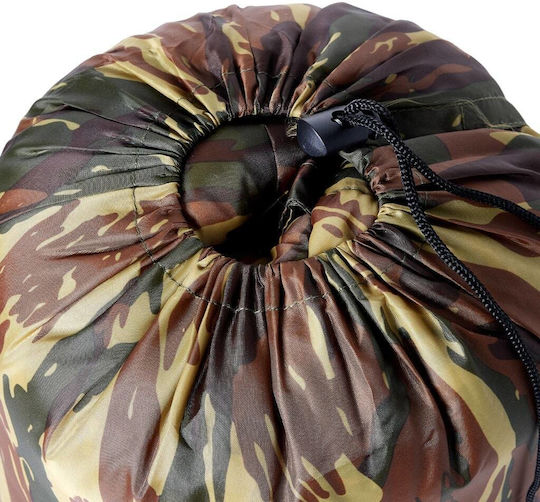 vidaXL Sleeping Bag Μονό Πράσινο