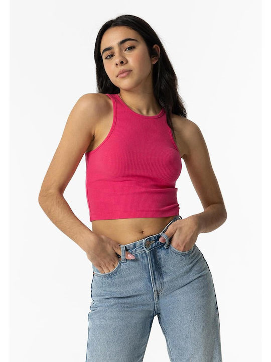 Tiffosi Kids Crop Top Fucshia