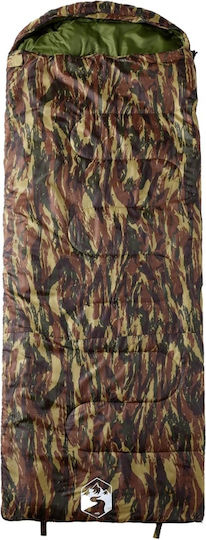 vidaXL Sleeping Bag Μονό Πράσινο