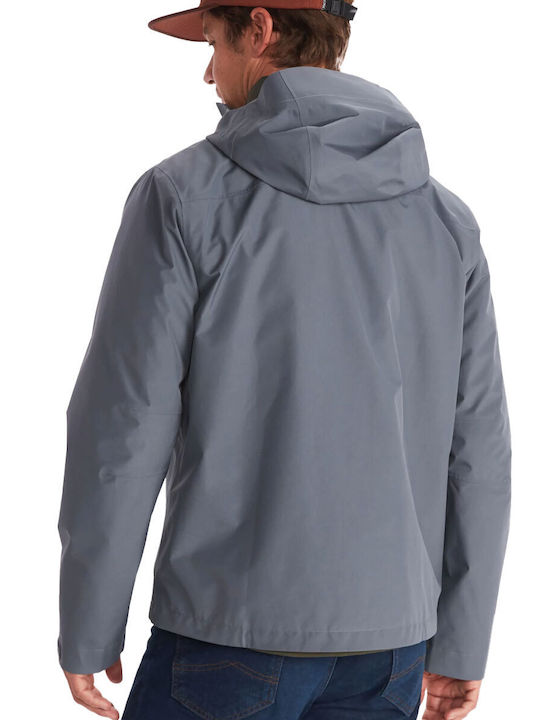 Marmot Men's Winter Hardshell Jacket Waterproof and Windproof Gray