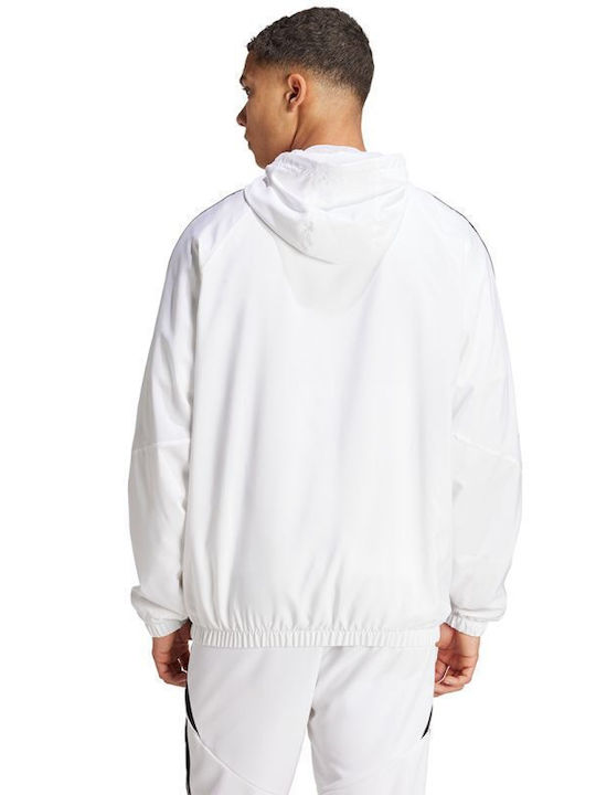 Adidas Tiro Herren Jacke Lässig Winddicht White