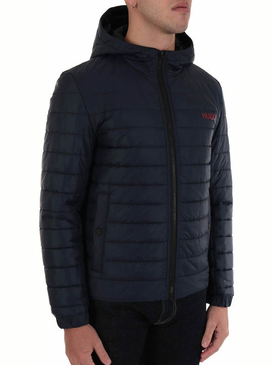 Hugo Boss Herren Jacke Puffer Blau