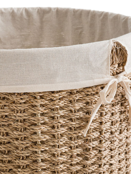 La Redoute Interieurs Wäschekorb Korbweide mit Deckel Beige