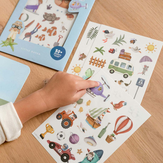 Little Dutch Aufkleber Jim & Friends für Kinder 3+ Jahre alt+ Jahre