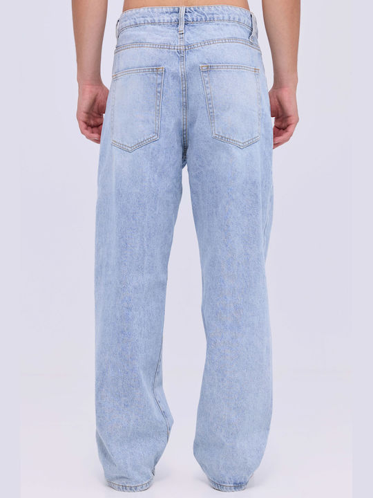 Aristoteli Bitsiani Men's Jeans Pants in Relaxed Fit Blue