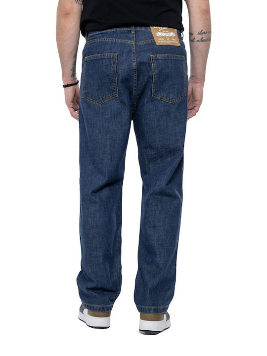 Cover Jeans Men's Jeans Pants in Baggy Line Blue