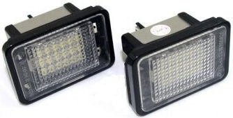 Mercedes-Benz License Plate Lights Led for Mercedes-Benz GLK 50000 2pcs